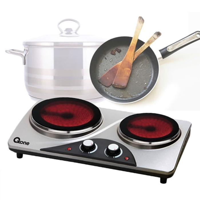 Oxone Kompor Listrik, Stainless Steel - OX655D